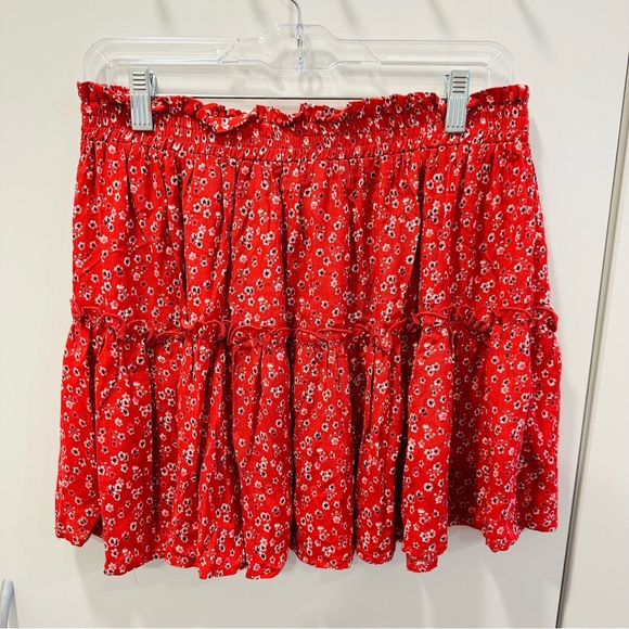 Princess Polly shah red skirt - Picture 4 of 7